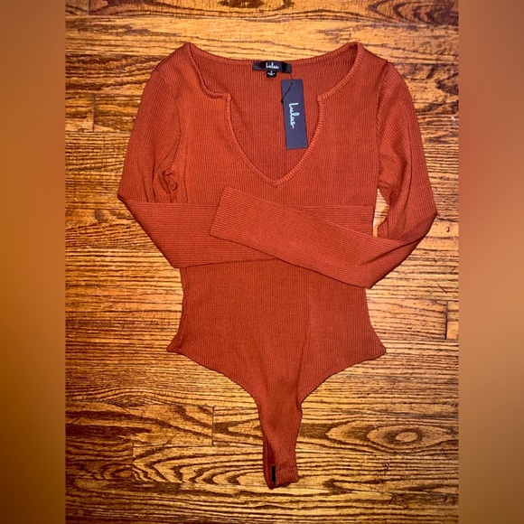 Lulus Tops - lulus orange body suit size small